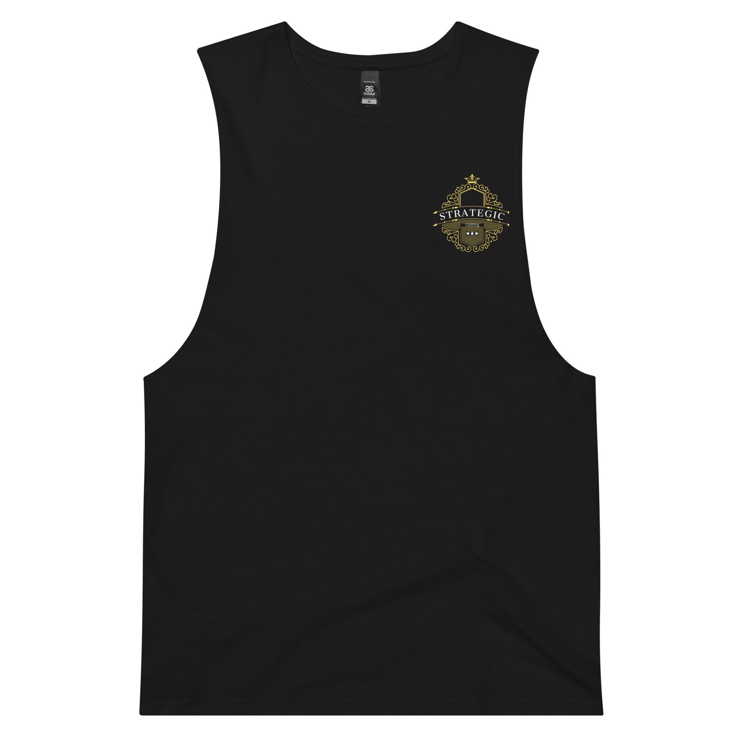 Drop arm tank top